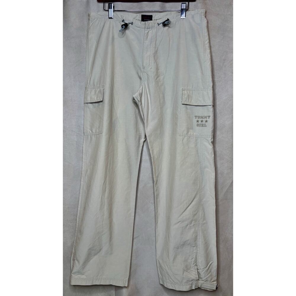 Tommy Jeans Tommy Girl Beige Cargo Pants • Size L